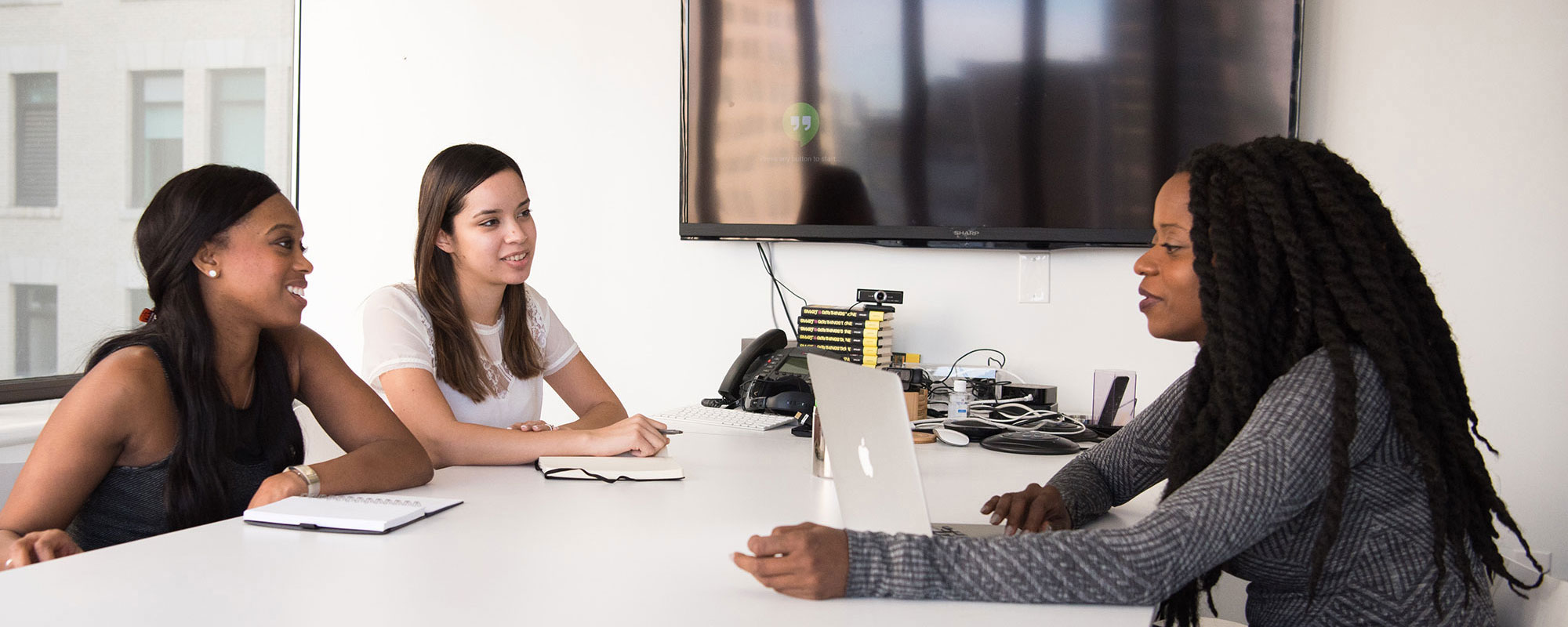 Women interviewing with Plascon Inc